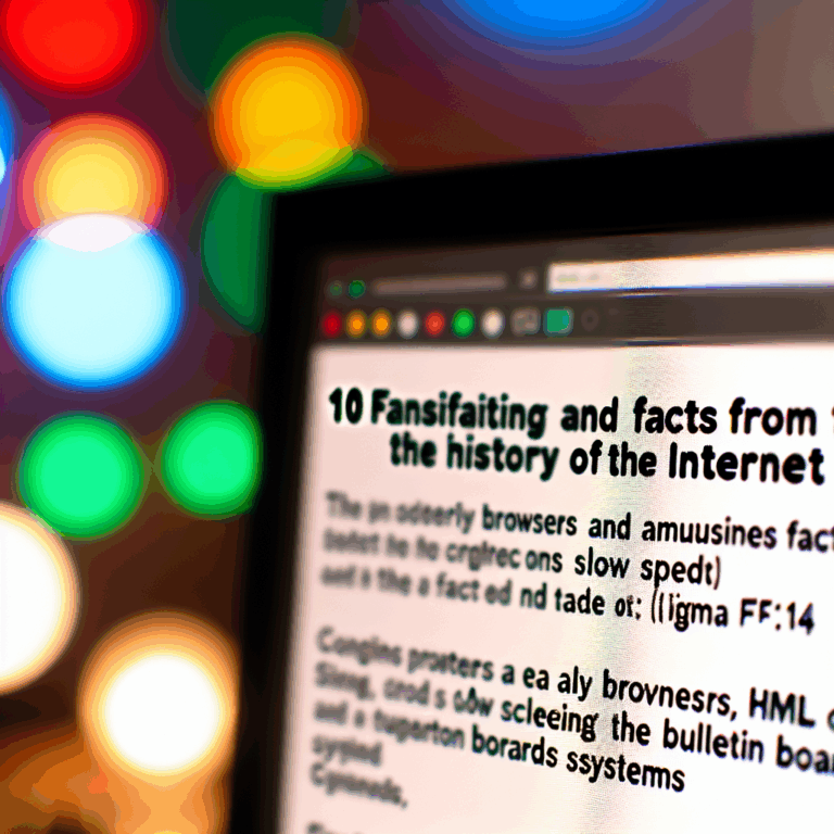 10 Fascynujących i Zabawnych Faktów z Historii Internetu